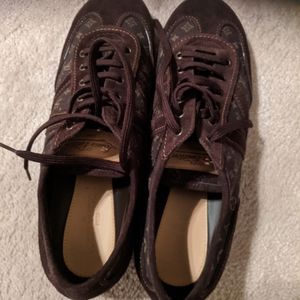 Louis Vuitton Holograph Denim Brown Tennis shoes
